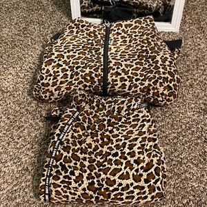 Pants and zip up hoodie